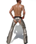 Joyglove Bold Cut-Out Silver Fashion Pants