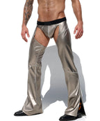 Joyglove Bold Cut-Out Silver Fashion Pants