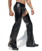 Joyglove Sleek Black PU Leather Design with Side Slits