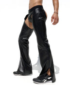 Joyglove Sleek Black PU Leather Design with Side Slits