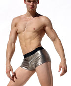Joyglove Metallic Silver Boxer Shorts