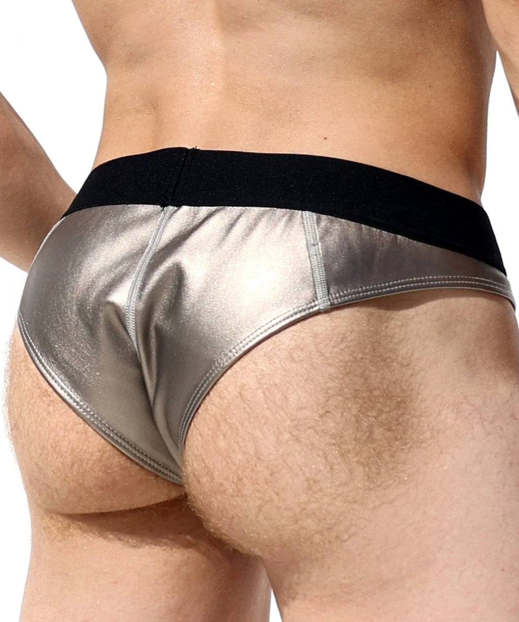 Joyglove Metallic Silver Performance Briefs