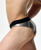 Joyglove Metallic Silver Performance Briefs