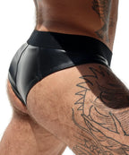 Joyglove Black PU Leather Performance Briefs