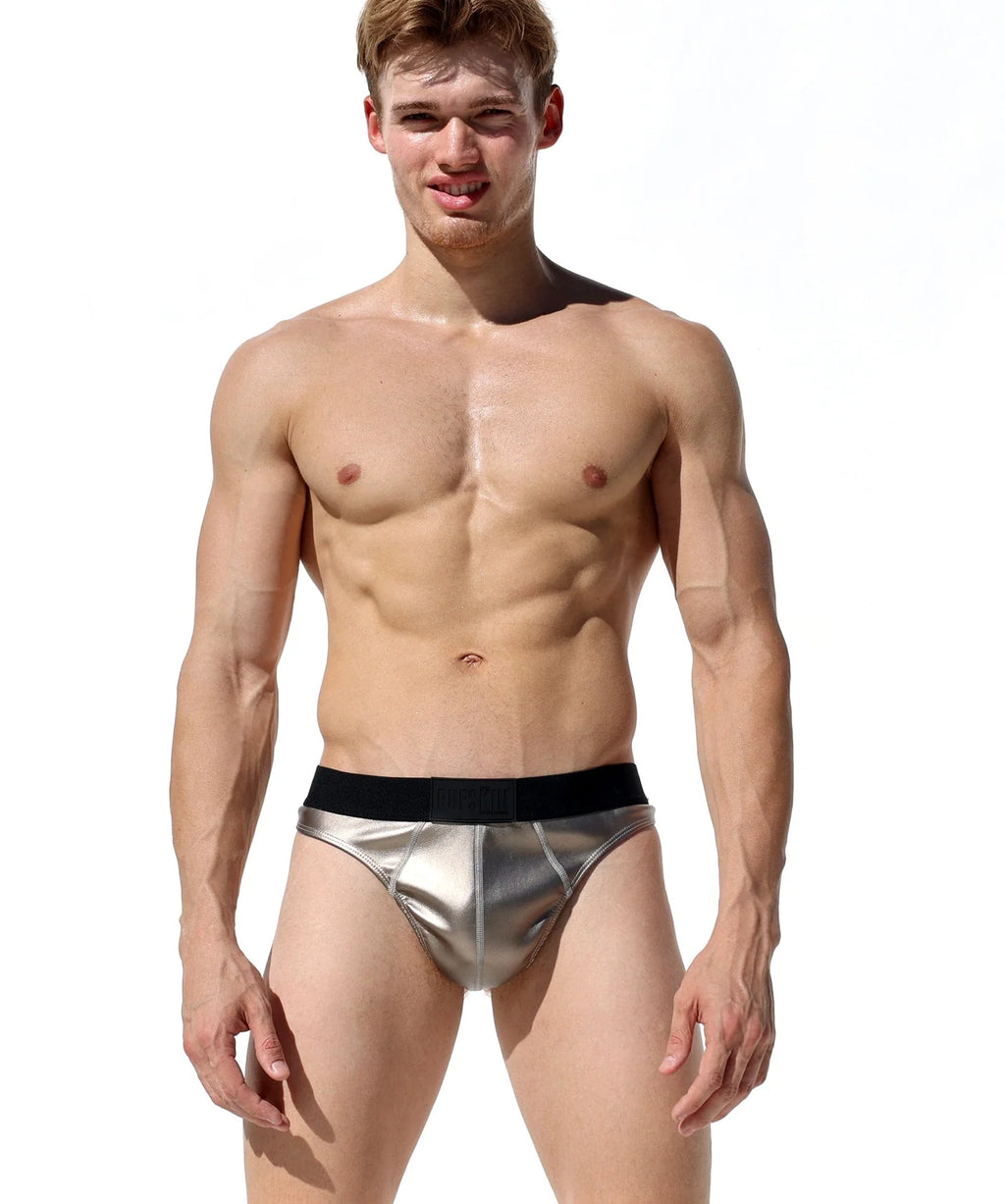 Joyglove Metallic Shiny Briefs - Sleek and Comfortable Design
