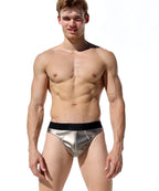 Joyglove Metallic Shiny Briefs - Sleek and Comfortable Design