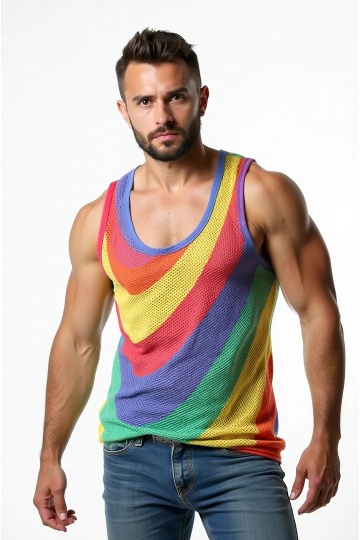 Joyglove Colorwave Pride Mesh Tank