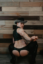 Matte Vinyl Zip Up Chaps