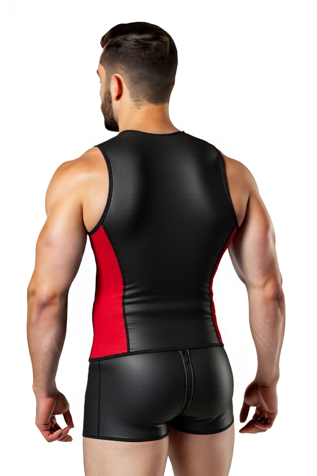 Joyglove Men’s Two-Piece Set – Sleeveless Tank Top and Shorts in Multiple Colors (Red/Blue/Black)