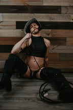 Matte Vinyl Zip Up Chaps