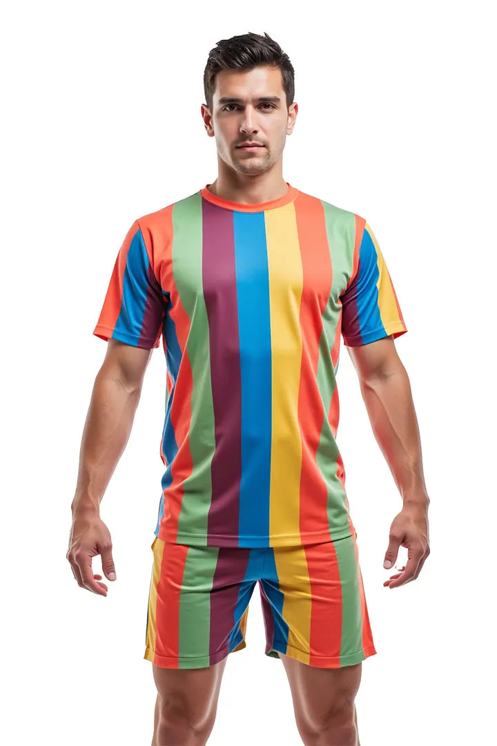 Joyglove Vertical Stripe Festival Outfit