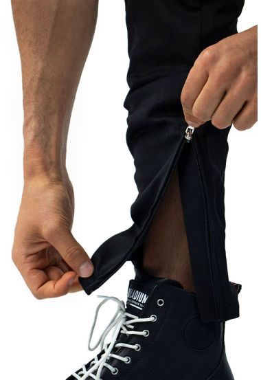 Black Striped Cargo Joggers for a Stylish Edge