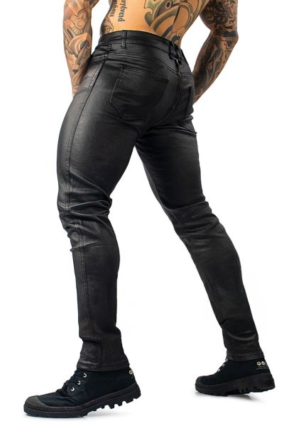 Joyglove Men's Black PU Leather Pants – Sleek & Stylish Design