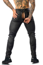 Joyglove Men's Black PU Leather Pants – Sleek & Stylish Design