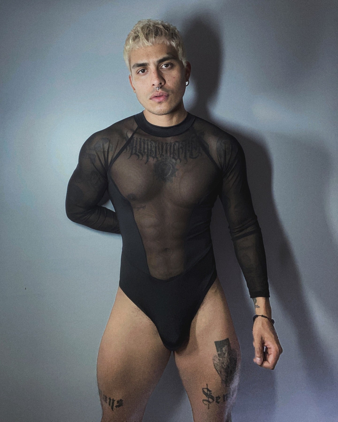 BODYSUIT LONG NEGRO