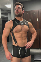 Joyglove Night Striker Open-Chest Mesh Harness & Boxer Set