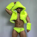 Men's Plush Bikini Carnival Performance Costumes